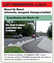 Perspektiven Lärmschutz und Verkehrstechnik 2010 Perspektiven Lärmschutz und Verkehrstechnik 2010