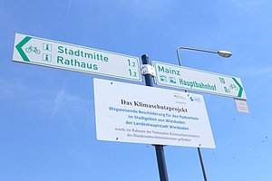Radwegbeschilderung