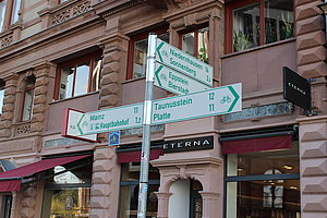Radwegbeschilderung