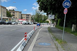 Lösung 14 - Geschützte Radstreifen