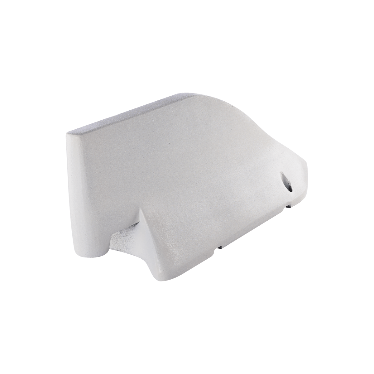 Leitelement Ende Leitelement Ende weiß beschichtet Recycling Kunststoff