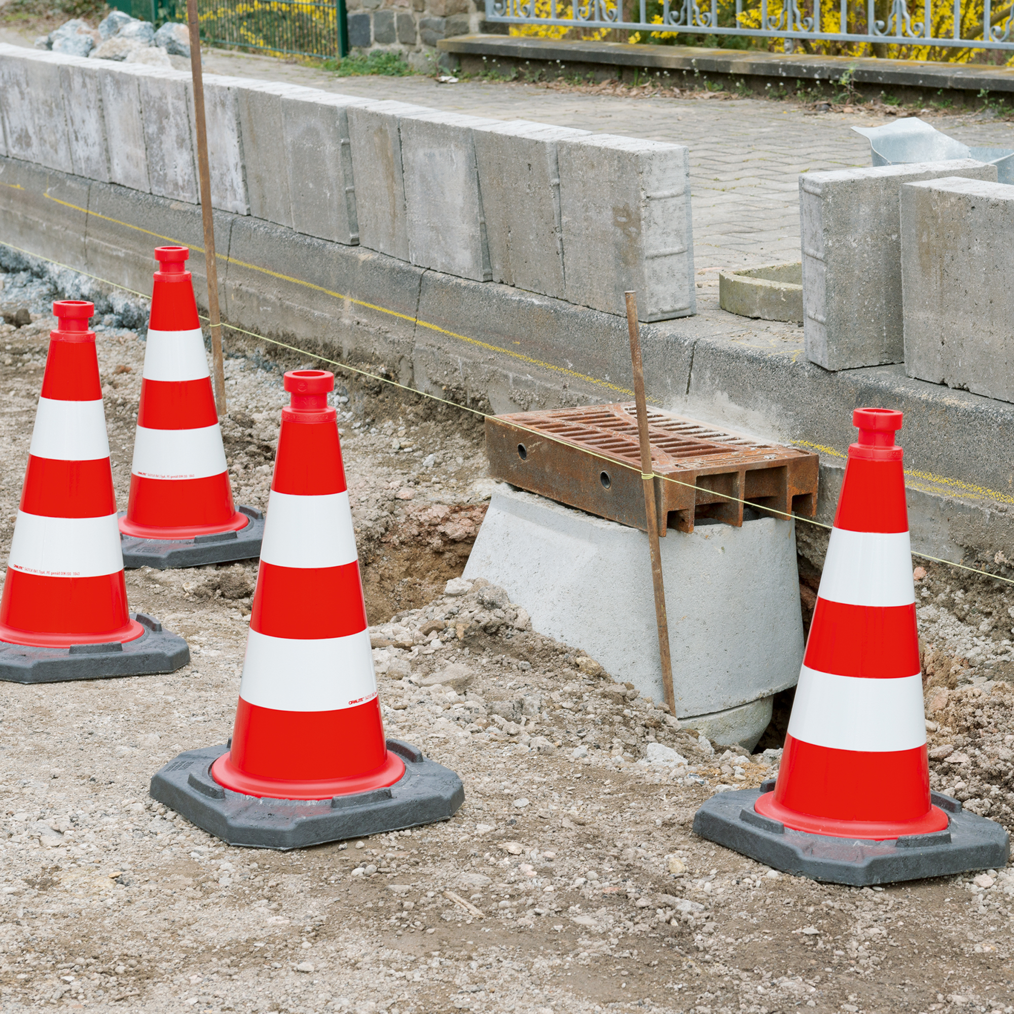 Leitkegel EU 750 mm  BAST-geprüft 