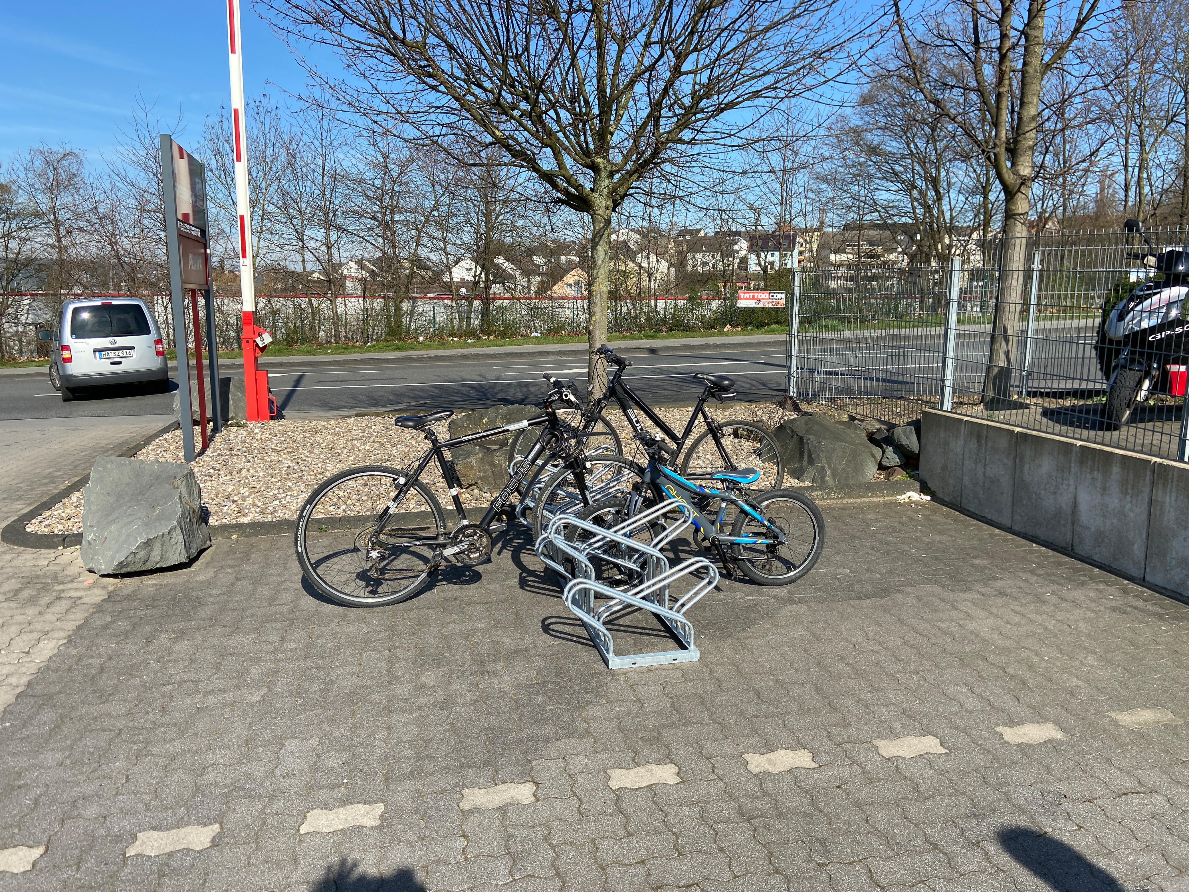 Fahrradständer beidseitig