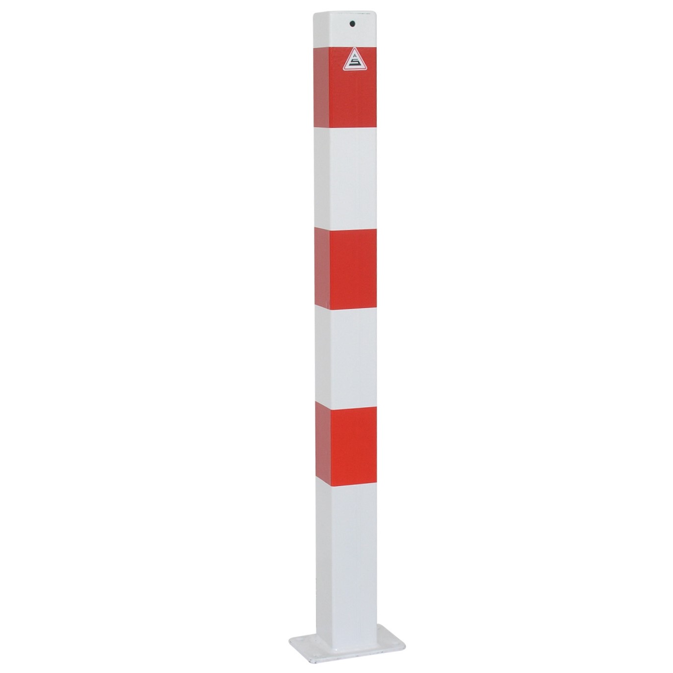Absperrpfosten Stahlrohr 70x70 mm zum Aufdübeln