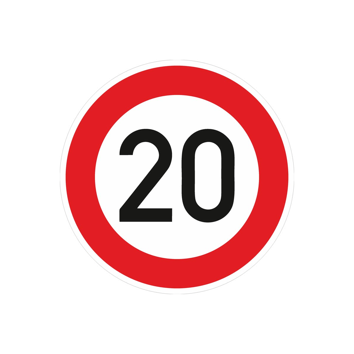 Verkehrszeichen 274-20