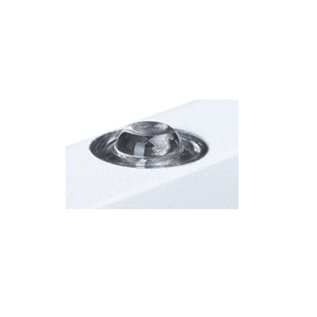 Kugelreflektor 100 mm eingebaut
