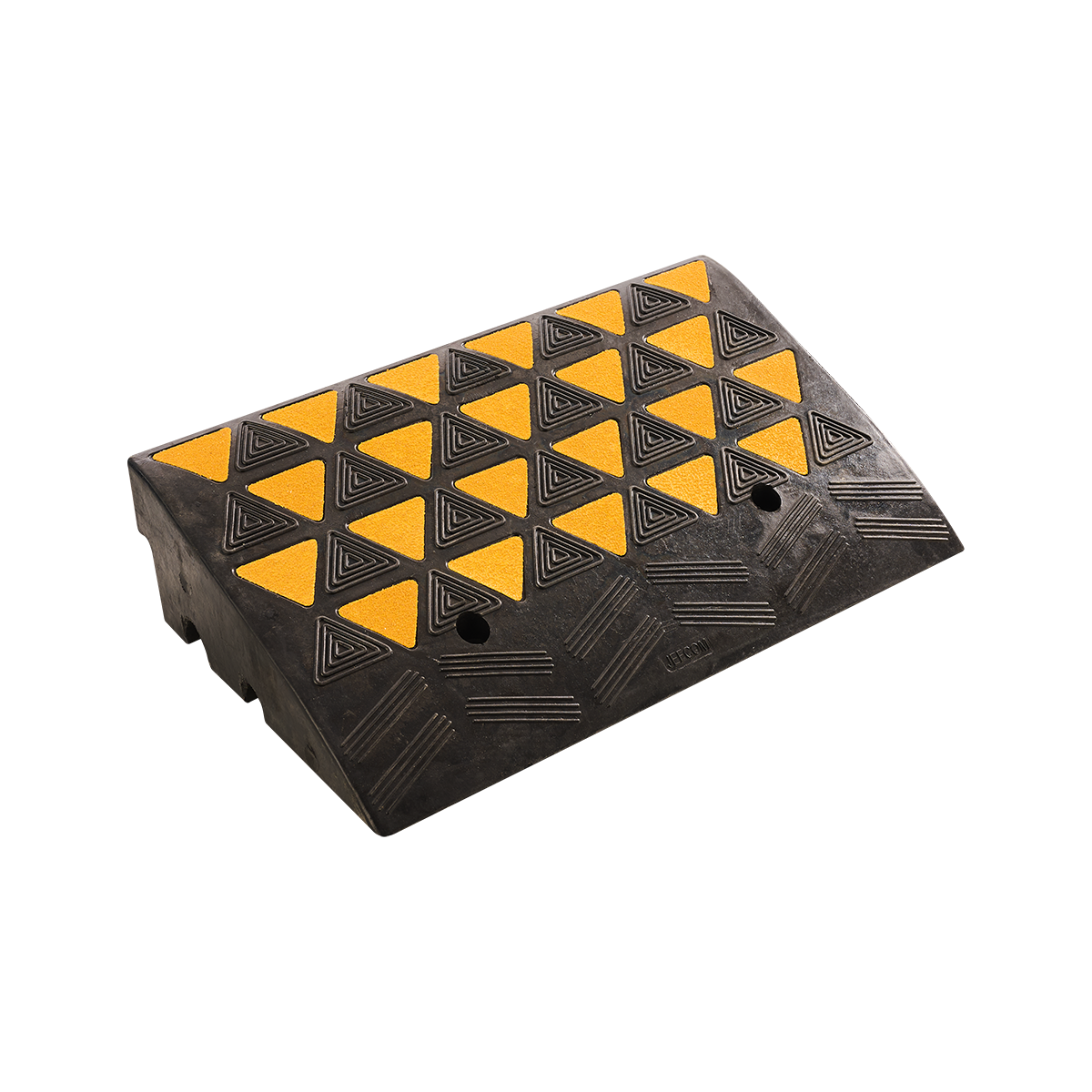 Bordsteinrampe mit Reflektoren 150 mm Mittelteil Bordsteinrampe 15 cm mit Reflektoren