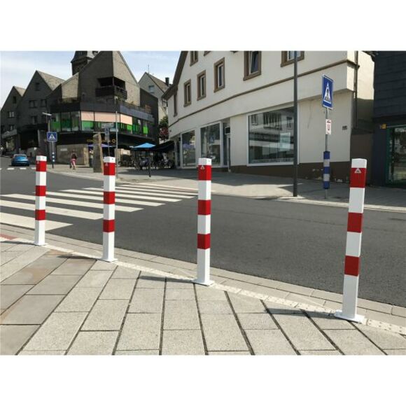 Absperrpfosten Stahlrohr 70x70 mm zum Aufdübeln Absperrpfosten Stahlrohr 70x70 mm zum Aufdübeln