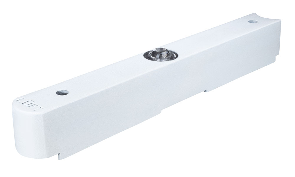 Bike Lane Protector. Kugelreflektor. BASt-geprüft Bike Lane Protector weiß mit Glas-Kugelreflektor