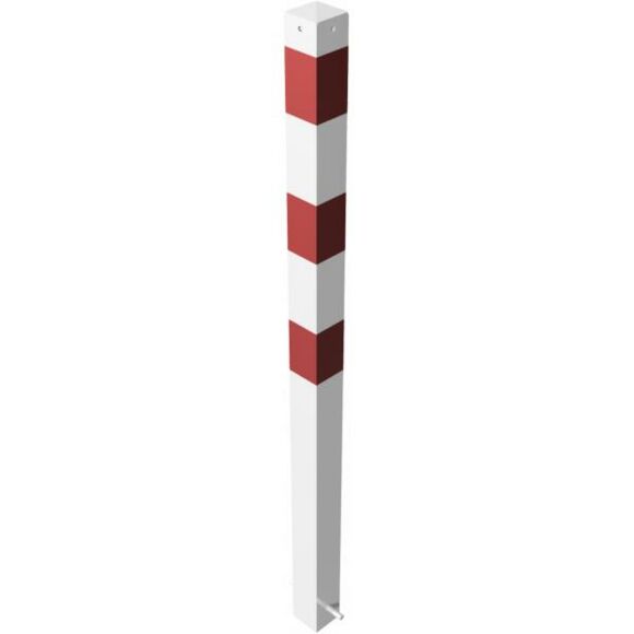 Absperrpfosten Stahlrohr 70x70 mm zum Einbetonieren