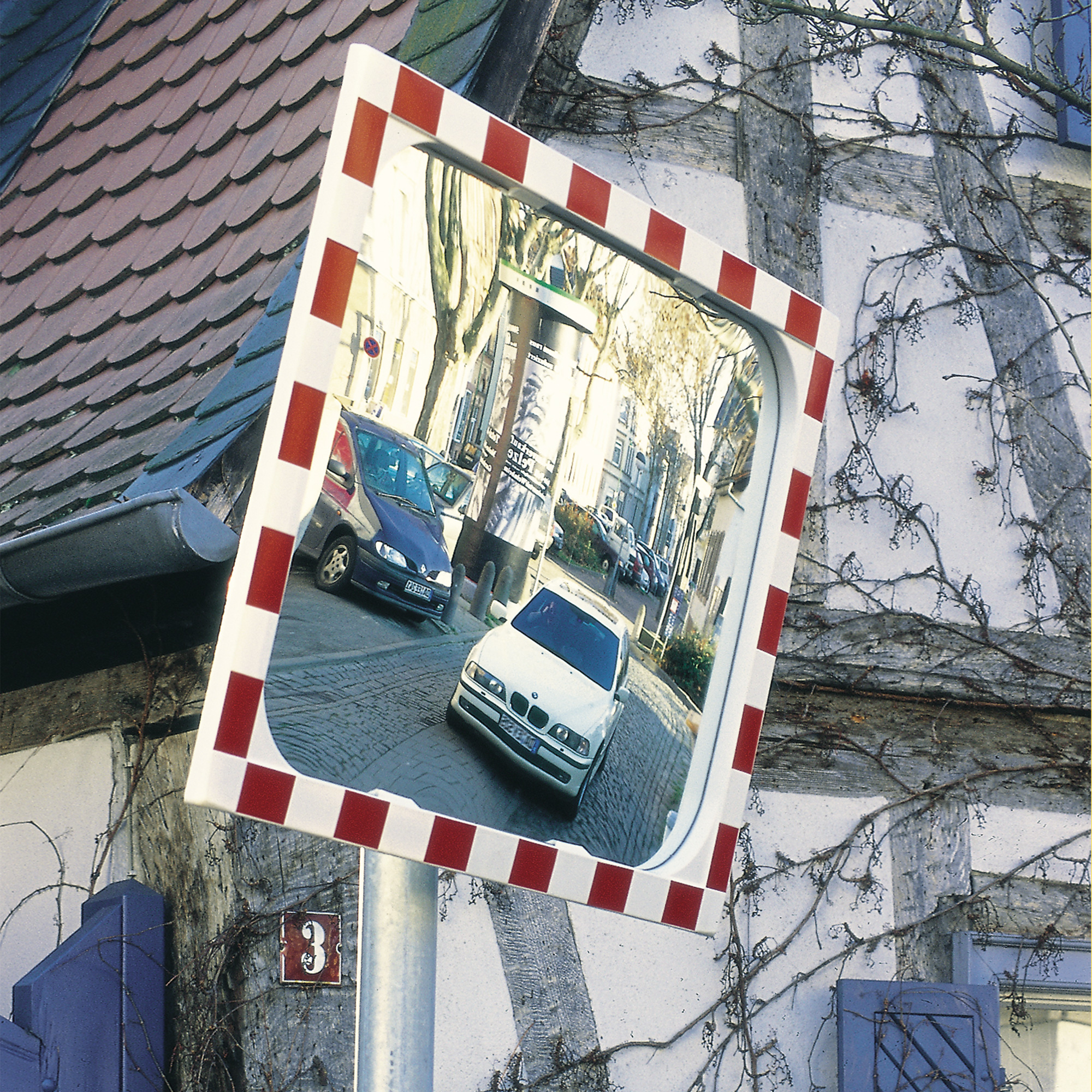 Verkehrsspiegel Sekurit