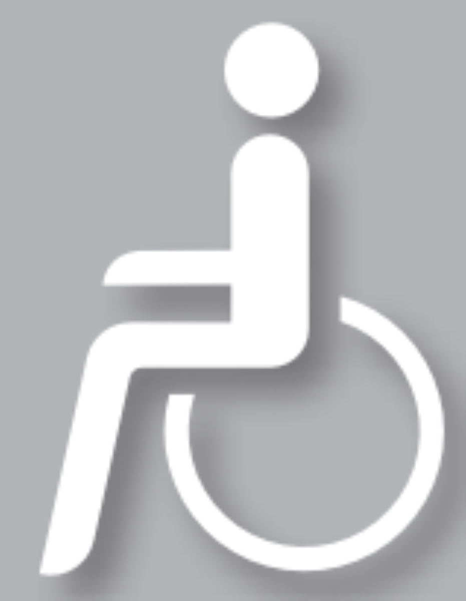 Markierung Behindertensymbol