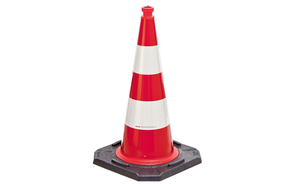 Leitkegel EU 500 mm  BAST-geprüft  Leitkegel EU 500 mm  BAST-geprüft