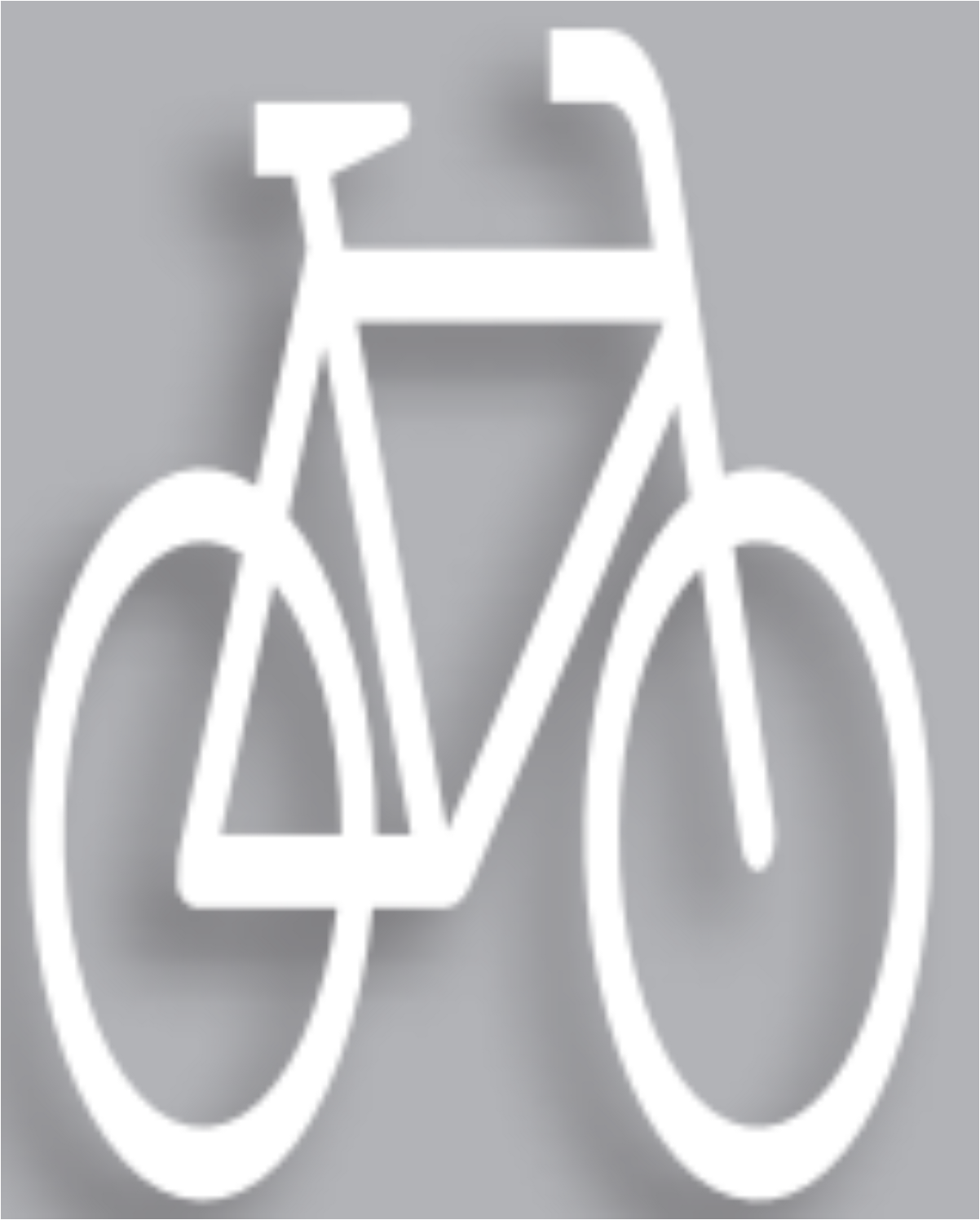 Markierung Fahrradsymbol