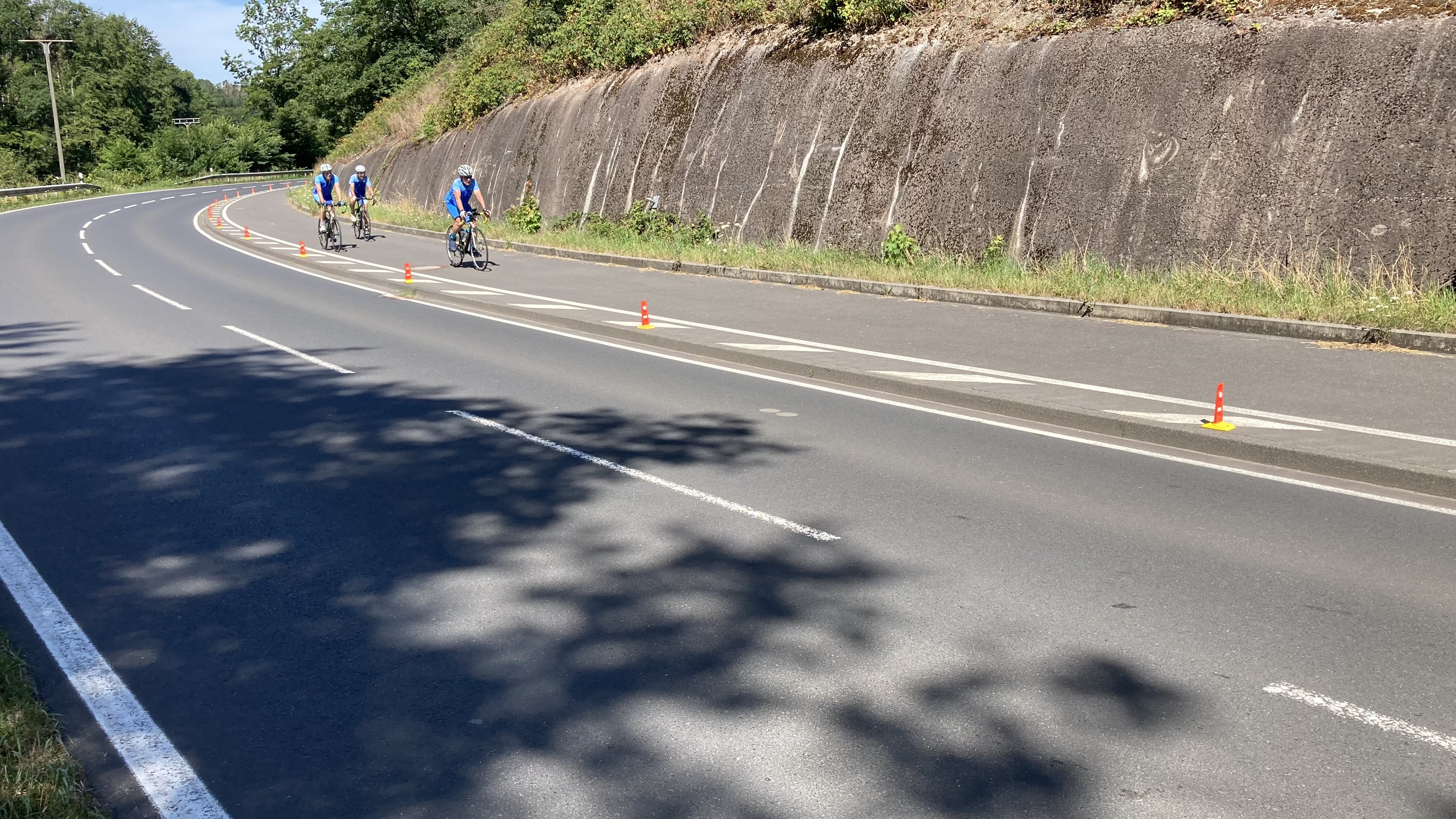 Sichtzeichen Radwegabtrennung