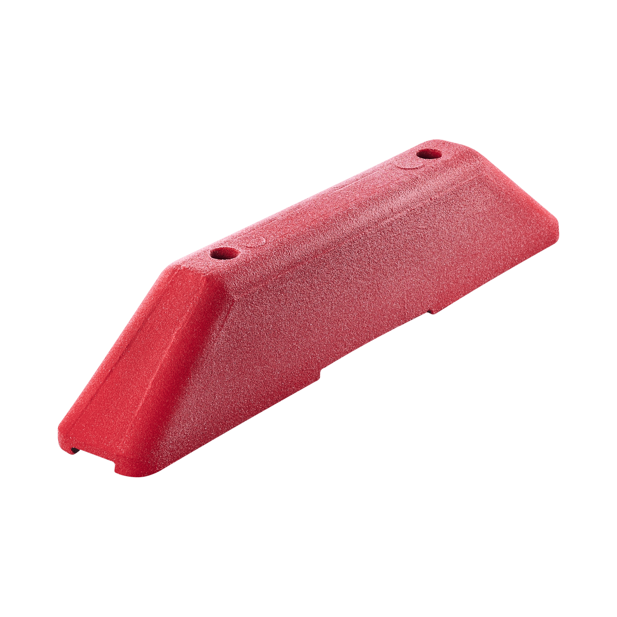 Bordsteinerhöhung rot beschichtet Recycling Kunststoff