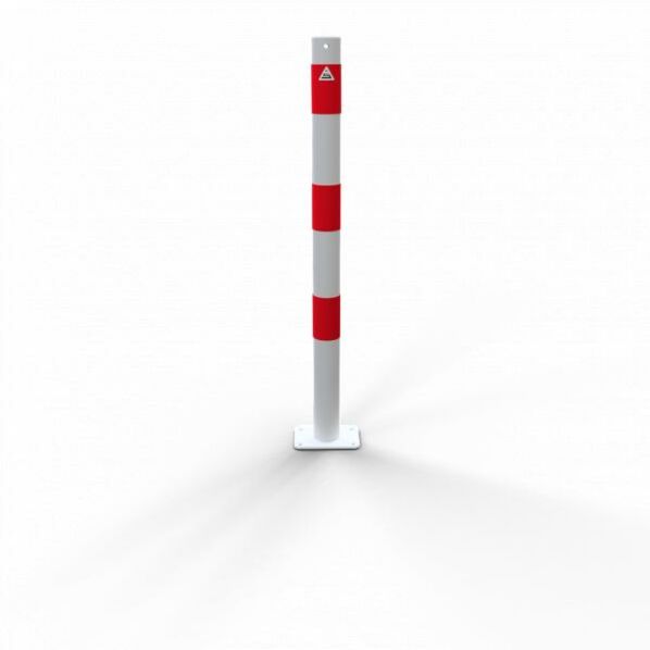 Absperrpfosten Stahlrohr Ø60 mm zum Aufdübeln