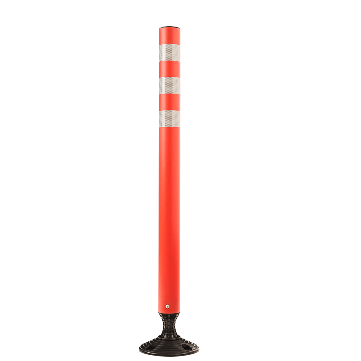 Leitpfosten Flex Fuß Asphalt inkl. Bodenverankerungen Leitpfosten Flex orange 1050 mm