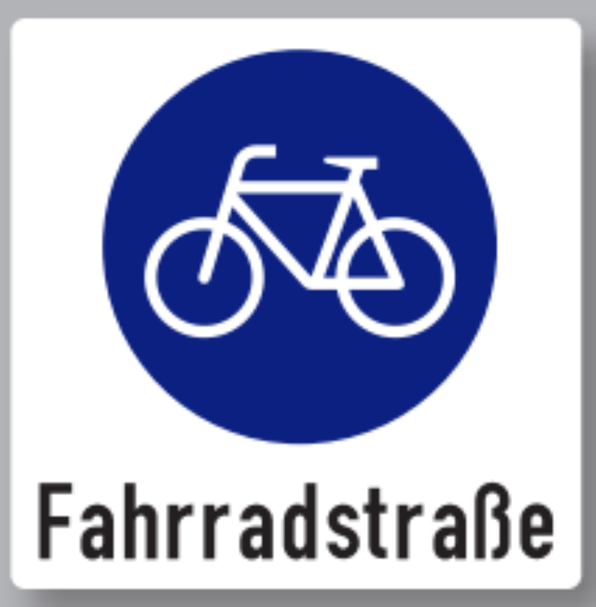 Markierung Fahrradstraße 244.1
