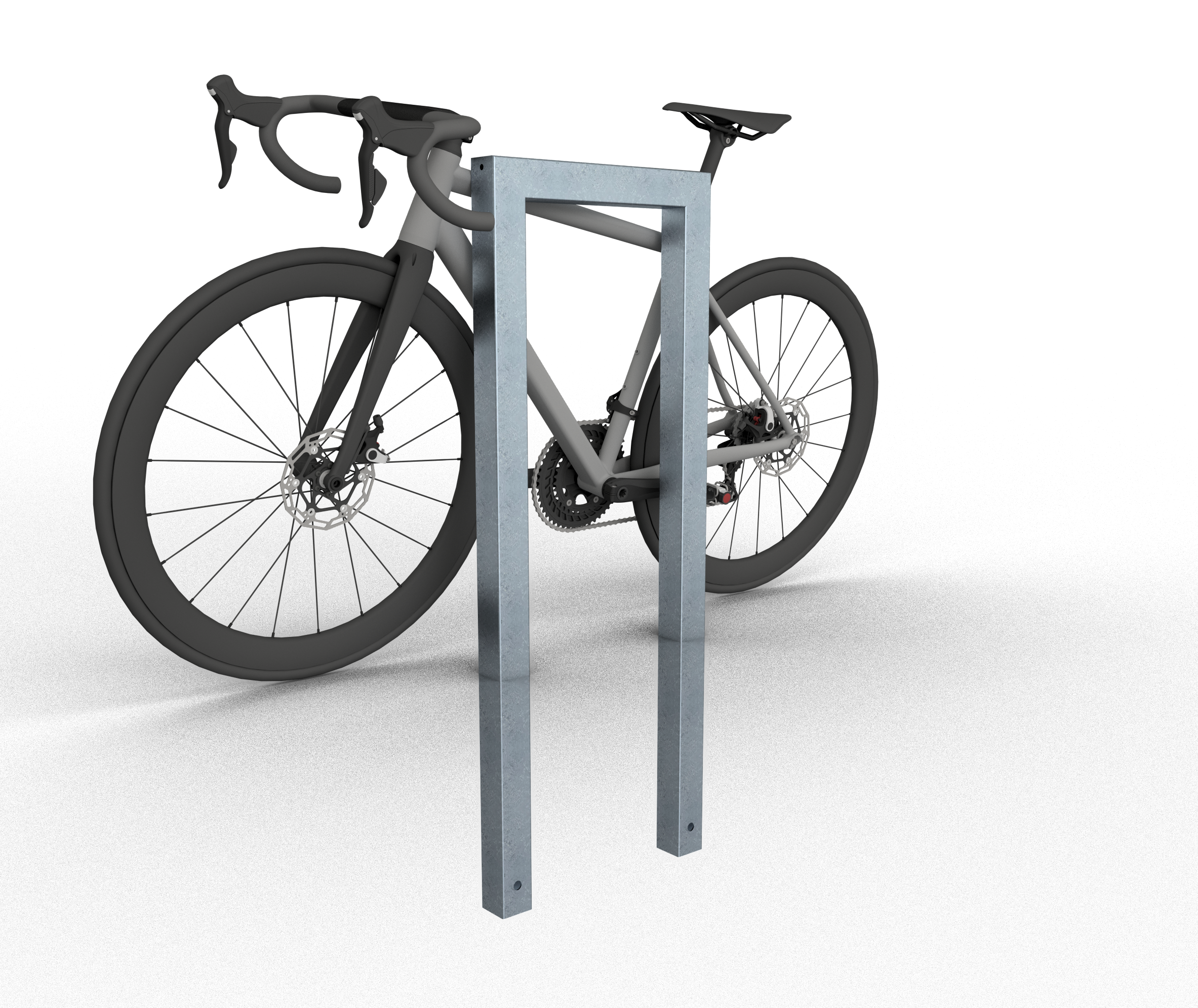 Fahrradbügel eckig 60x60 mm 